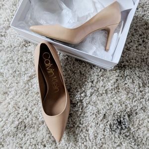 Calvin Klein Nude Heels